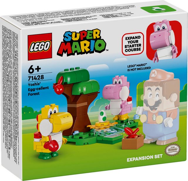 LEGO® Spielbausteine Super Mario Yoshis wilder Wald - Erweiterungsset 107 Teile 71428