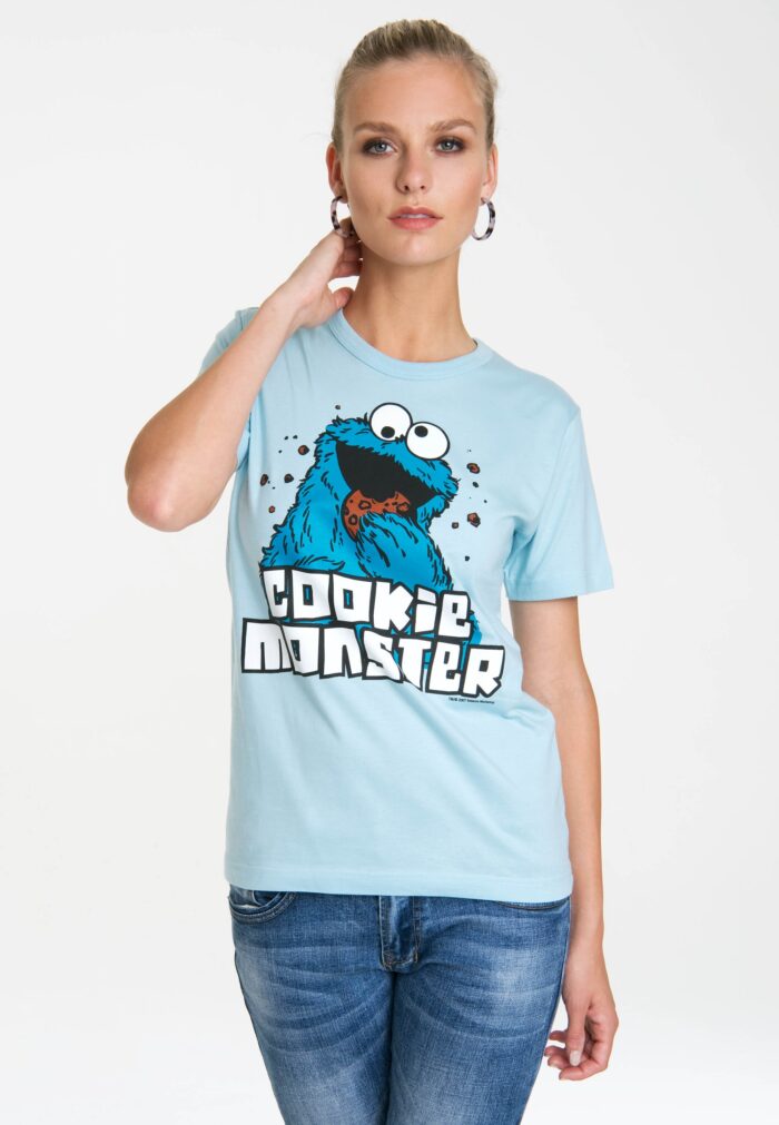 LOGOSHIRT T-Shirt "Sesamstrasse - Krümelmonster"