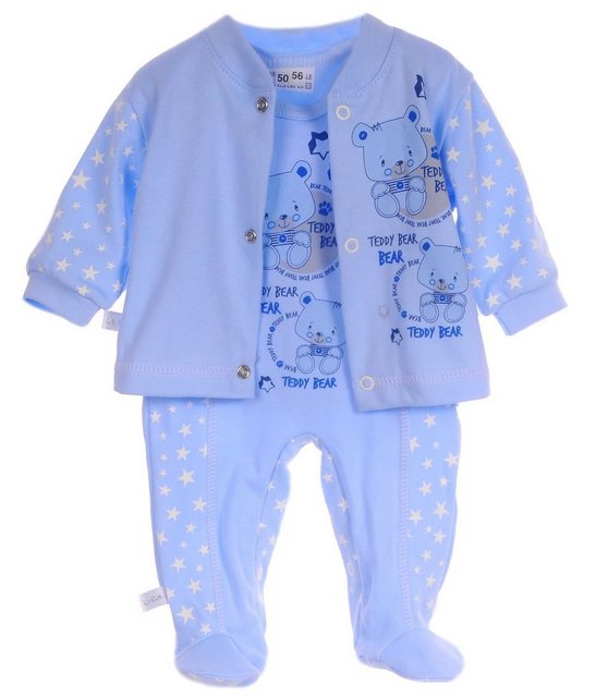 La Bortini Strampler Baby Anzug Strampler Hemdchen 44 50 56 62 68 74 Babykleidung