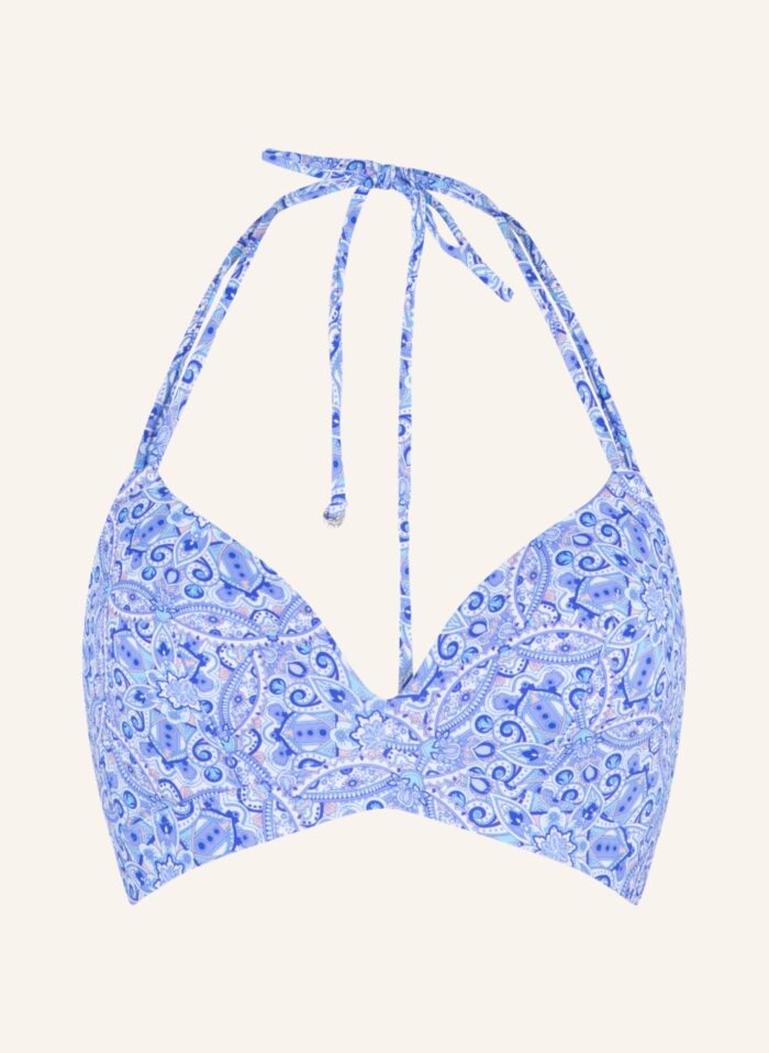 Lingadore Bikini Top Triangel blau