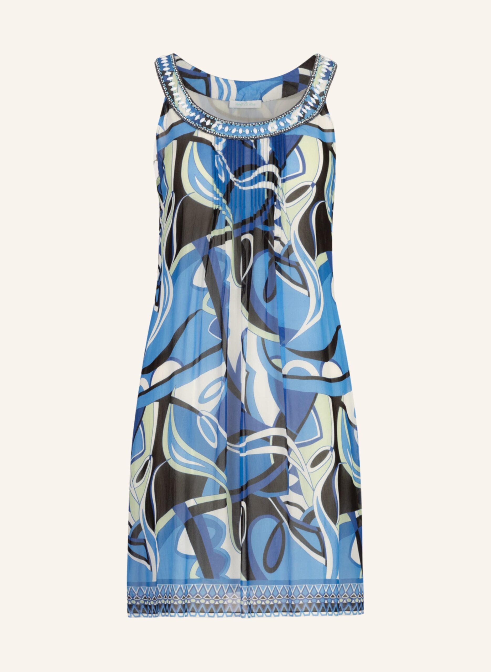 Mint & Mia Viskose Kleid blau