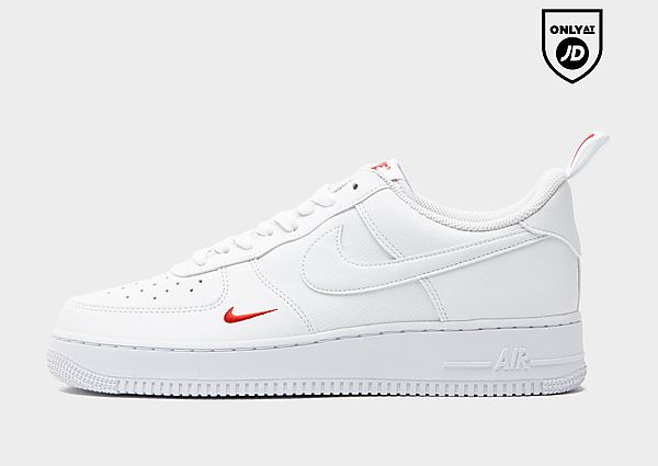 Nike Air Force 1 Low - Herren, White/University Red/White