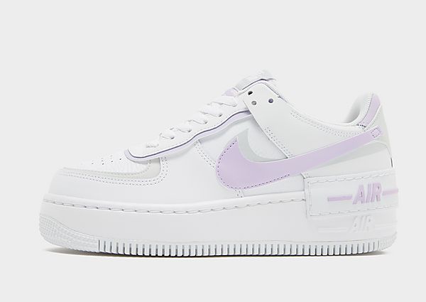 Nike Air Force 1 Shadow Women's - Damen, White/Photon Dust/White/Lilac Bloom