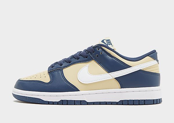 Nike Dunk Low Damen - Damen, Midnight Navy/Team Gold/White