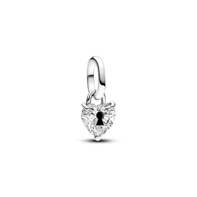 Pandora Charm-Einhänger Me 793086C01 Mini-Charm-Anhänger Schlüsselloch Herz Zirkonia Silber