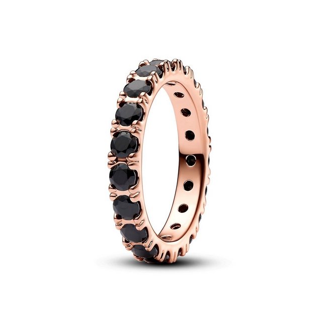 Pandora Fingerring Pandora Ring Eternity Black 180050C02-54 rosévergoldet