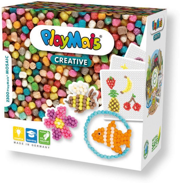 PlayMais Kreativset Bastel Kreativität MOSAIC CREATIVE LARGE ab 3 Jahren 160924