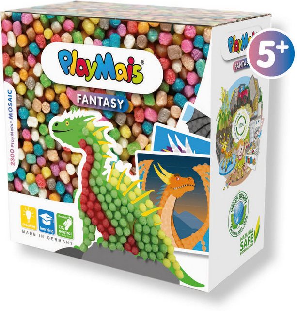 PlayMais Kreativset Bastel Kreativität MOSAIC FANTASY DRAGON ab 5 Jahren 160920