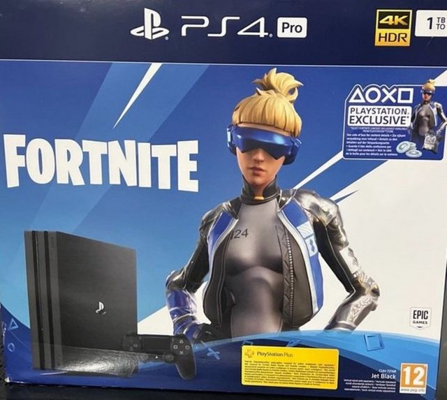 PlayStation 4 PlayStation 4 Pro (1TB, black): Fortnite Neo Versa Bundle (1)