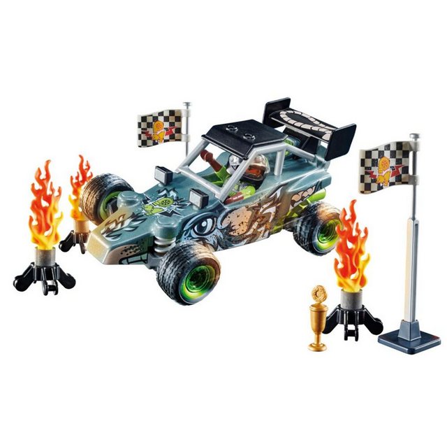 Playmobil® Spielfigur Playmobil Stuntshow Racer Figuren 45er Set Zubehör Kinder Spielen Baby