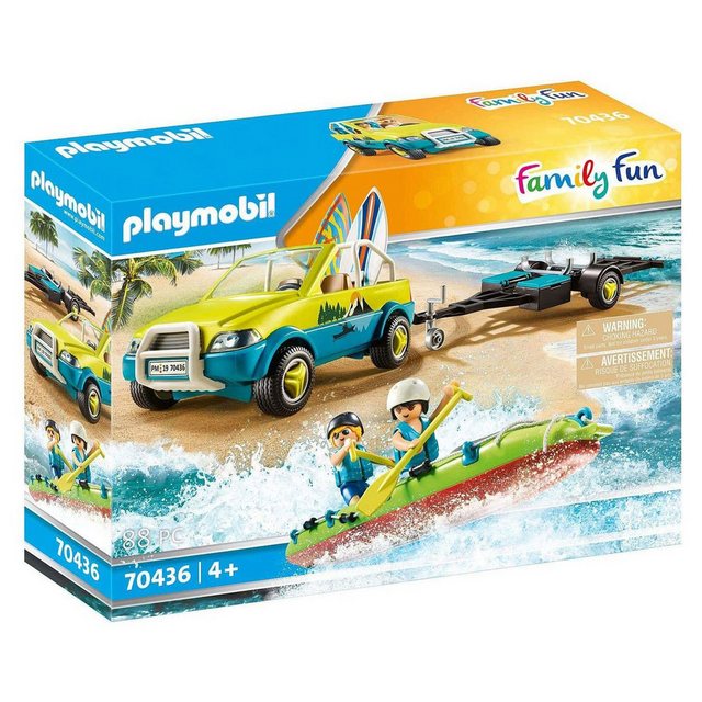 Playmobil® Spielwelt PLAYMOBIL® 70436 - Family Fun - Strandauto mit Kanuanhänger