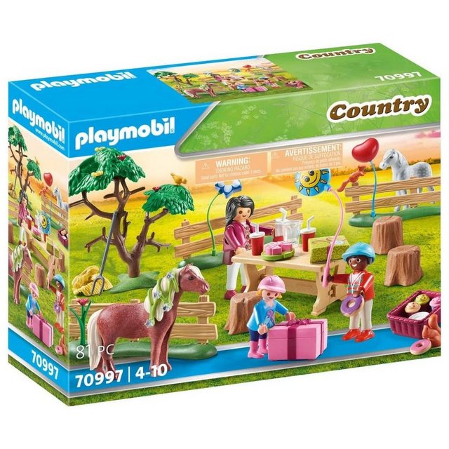 Playmobil® Spielwelt PLAYMOBIL® 70997 - Country - Kindergeburtstag auf dem Ponyhof