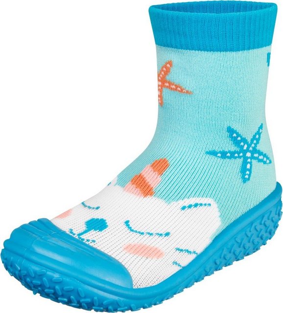 Playshoes Aqua-Socke Einhornmeerkatze Badeschuh