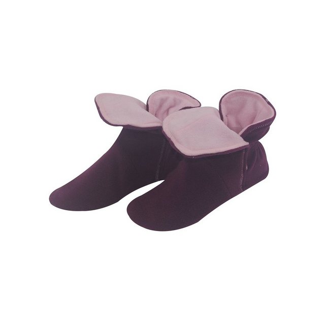 RAIKOU Hausstiefel Hüttenschuhe Stoppersocken für Damen Herren und Kinder Hausschuh (aus Miro Fleece Super Flauschige) mit ABS und Rutschfester Sohle