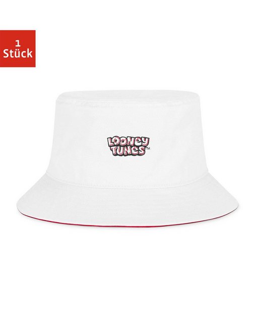 SNOCKS Fischerhut SNOCKS x Looney Tunes Bucket Hat Sonnenhut unisex (1-St) aus 100% Bio-Baumwolle, perfekter Sonnenschutz