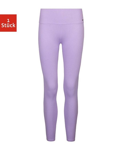 SNOCKS Highwaist Leggings Gerippte Leggings (1-tlg) seamless und blickdicht, perfekt für den Sport