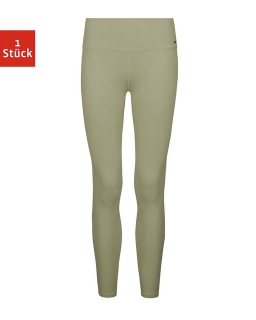 SNOCKS Highwaist Leggings Gerippte Leggings (1-tlg) seamless und blickdicht, perfekt für den Sport