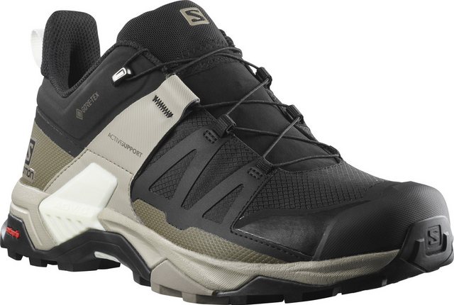 Salomon Schuhe X ULTRA 4 GTX Black/Vin Black/Vintage Kaki/Vanilla Ice Wanderschuh