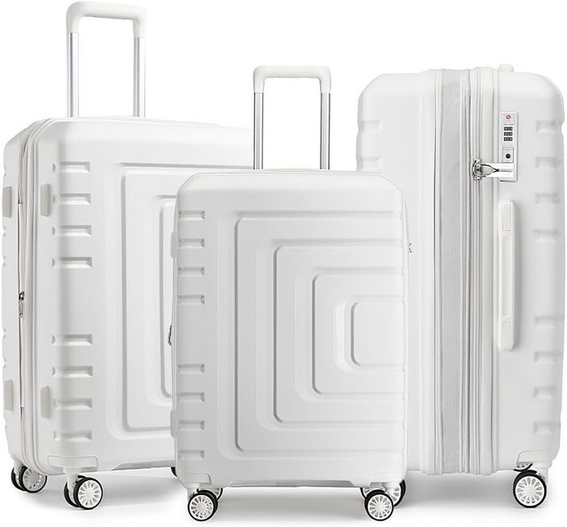 Sea choice Kofferset 24" mittelgroßer Koffer, 4 Rollen, Erweiterbar Reisekoffer Haltbar Trolley Handgepäck Sets mit TSA