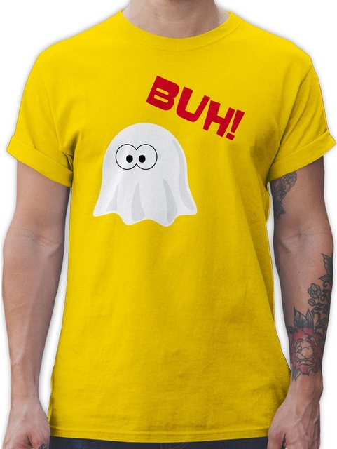 Shirtracer T-Shirt Kleiner Geist Buh - Gespenst Ghost Halloween Kostüme Herren