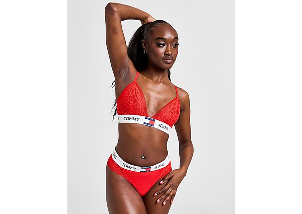 Tommy Jeans Heritage Thong - Damen, Red