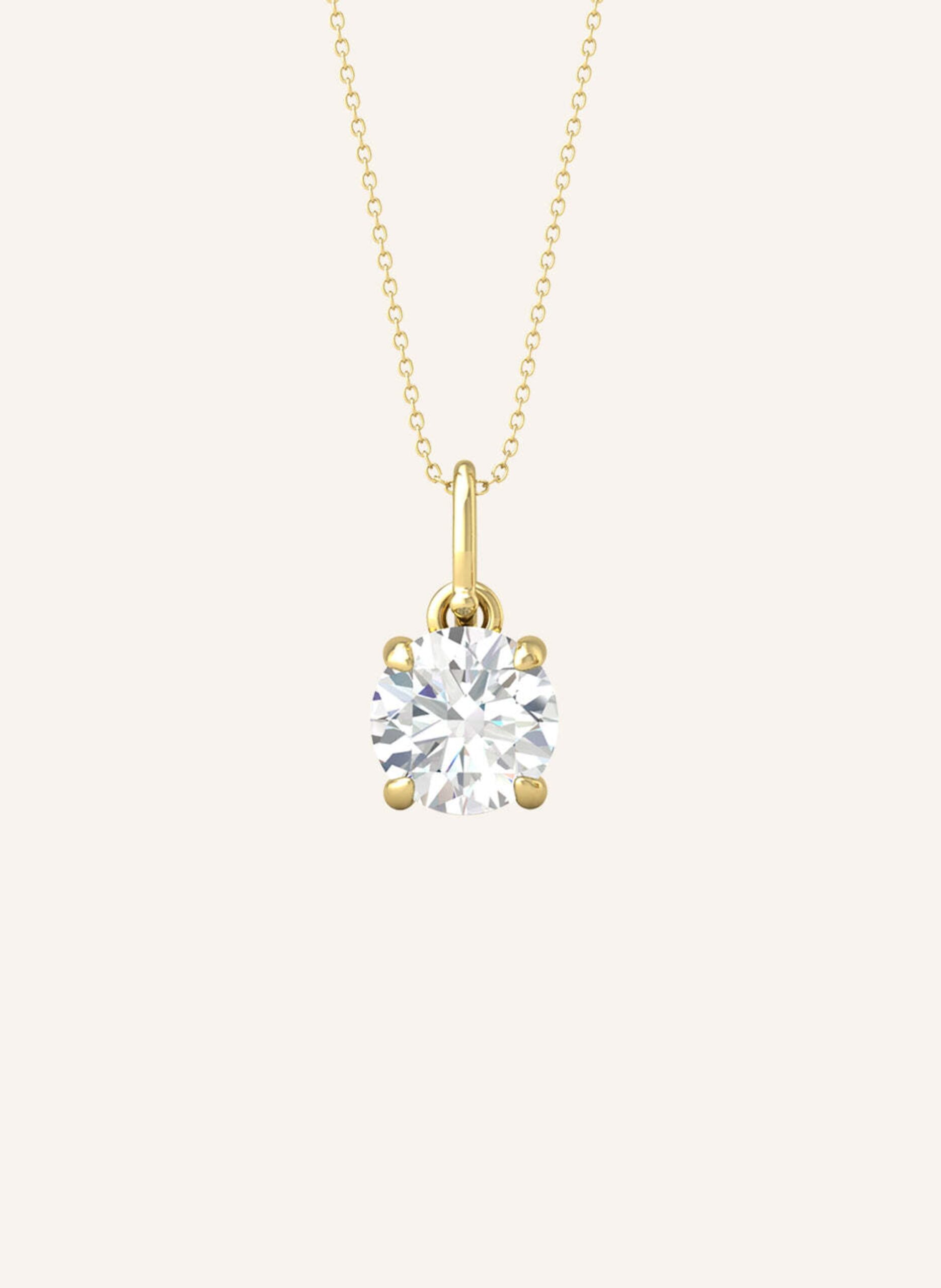 Veynou Halskette Ella Aus 14 Karat Gelbgold Und 0,50ct. Diamanten gold