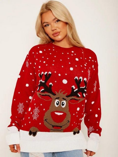 Worldclassca Weihnachtspullover Worldclassca Christmas Weihnachten Pullover Weihnachtspullover Rentier