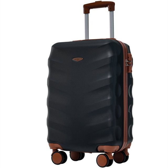 XDeer Hartschalen-Trolley Hartschalen-Koffer Rollkoffer Reisekoffer 20'' Handgepäck, 4 Rollen ABS-Material TSA Zollschloss 36*23*56cm Reisekoffer