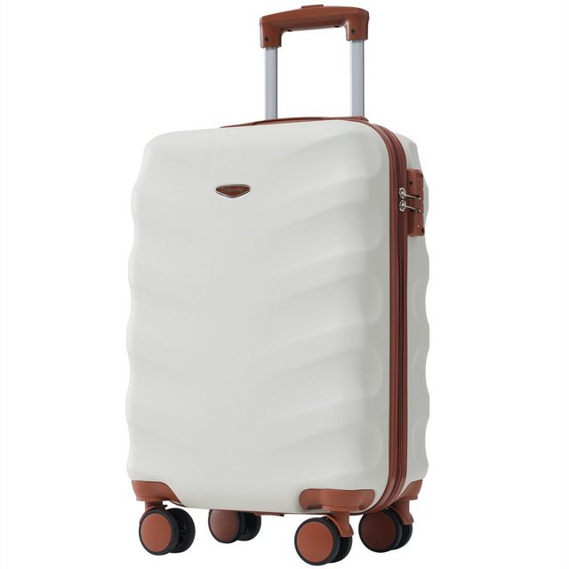 XDeer Hartschalen-Trolley Hartschalen-Koffer Rollkoffer Reisekoffer 20'' Handgepäck, 4 Rollen ABS-Material TSA Zollschloss 36*23*56cm Reisekoffer