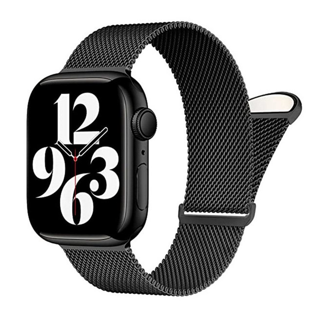 XDeer Uhrenarmband Armband für Apple Watch Armband 38/40/41mm und 42/44/45mm, Metall Ersatzarmband mit Verbesserter Magnet für iWatch Series 8/7