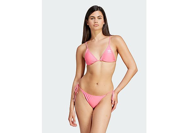 adidas Originals adicolor Triangle Bikini - Damen, Lucid Pink / White