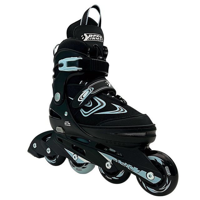 Best Sporting Inlineskates robuste Inliner für Jugendliche mit Bremse I Rollerskates Schuhe Kinder I Inliner mit 4 Rollen, Inline Skates Kinder I Rollschuhe größenverstellbar