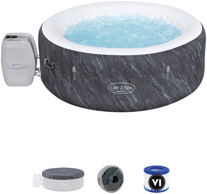 Bestway Whirlpool "LAY-Z-SPA", WLAN-Whirlpool Boracay AirJet™ Ø 180 x 66 cm, rund