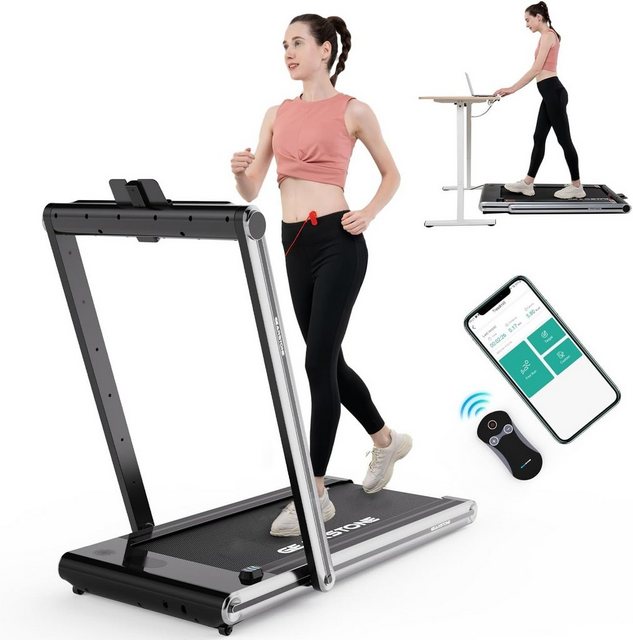 CITYSPORTS Laufband GEARSTONE WP7 1400W Laufband für zu Hause (Mit Toolkit, mit Schmiermittel), 2-in-1 Faltbares Laufband mit Bluetooth APP 1-15km/h Treadmill