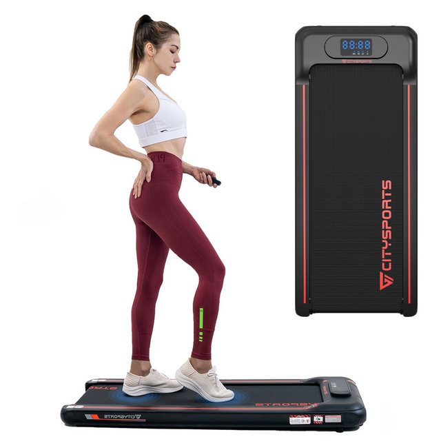 CITYSPORTS Laufband WP8 Waking/Jogging Pad 440W motor, Laufbander für Zuhause 1-6km/h mit APP