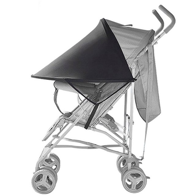 Daisred Kinderwagen-Sonnenschutzhülle Sonnensegel für Kinderwagen mit UPF 50+ Baby Buggy Sun Sonnendach, Durchmesser 70 cm