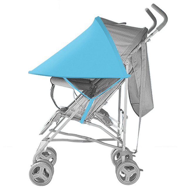 Daisred Kinderwagen-Sonnenschutzhülle Sonnensegel für Kinderwagen mit UPF 50+ Baby Buggy Sun Sonnendach, Durchmesser 70 cm