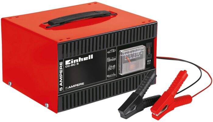 Einhell Autobatterie-Ladegerät "CC-BC 5", 5000 mA, 5 A Ladestrom