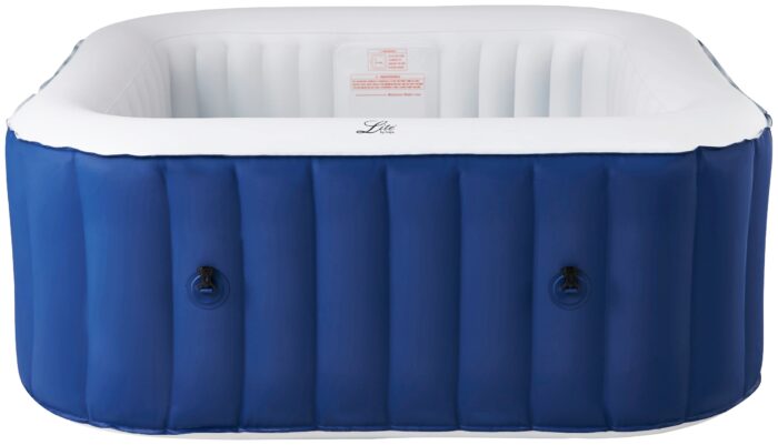 GardWell Whirlpool "Sapphire", (Set), selbstaufblasend, 108 Luftdüsen, BxLxH: 158x158x68 cm, für 4 Personen