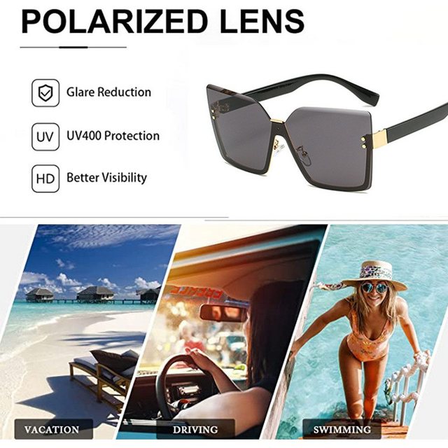 HOUROC Sonnenbrille Sonnenbrille,Sonnenbrille Damen,sonnenbrille damen polarisiert (Frauen Fashion Sonnenbrille , vintage sonnenbrille damen, mit UV400 Schutz)