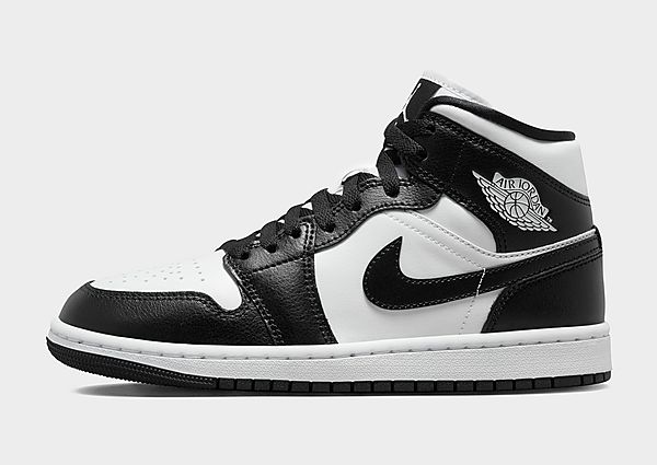 Jordan Air Jordan 1 Mid Damen - Damen, White/White/Black