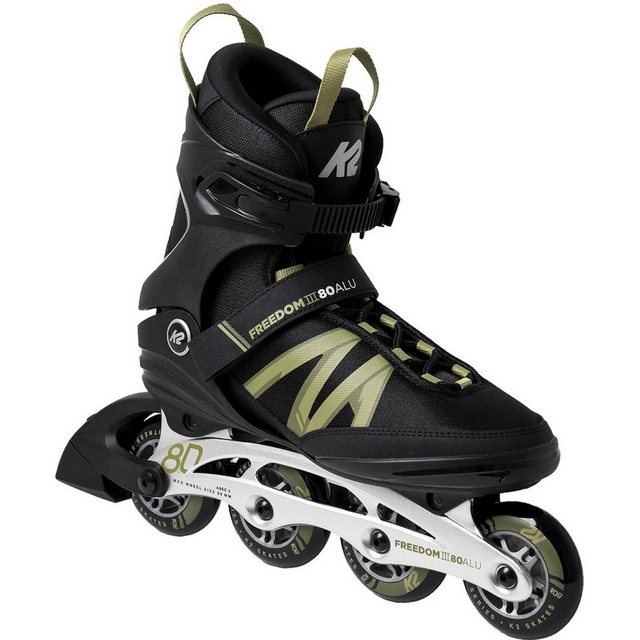 K2 Inlineskates K2 Freedom III 80 ALU Herren Inline Skates Inliner 30H0601