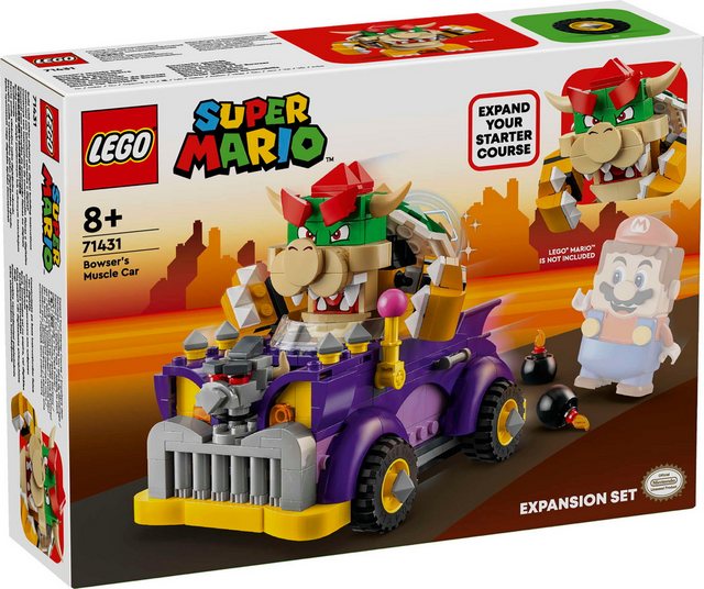 LEGO® Spielbausteine Super Mario Bowsers Monsterkarre - Erweiterungsset 458 Teile 71431