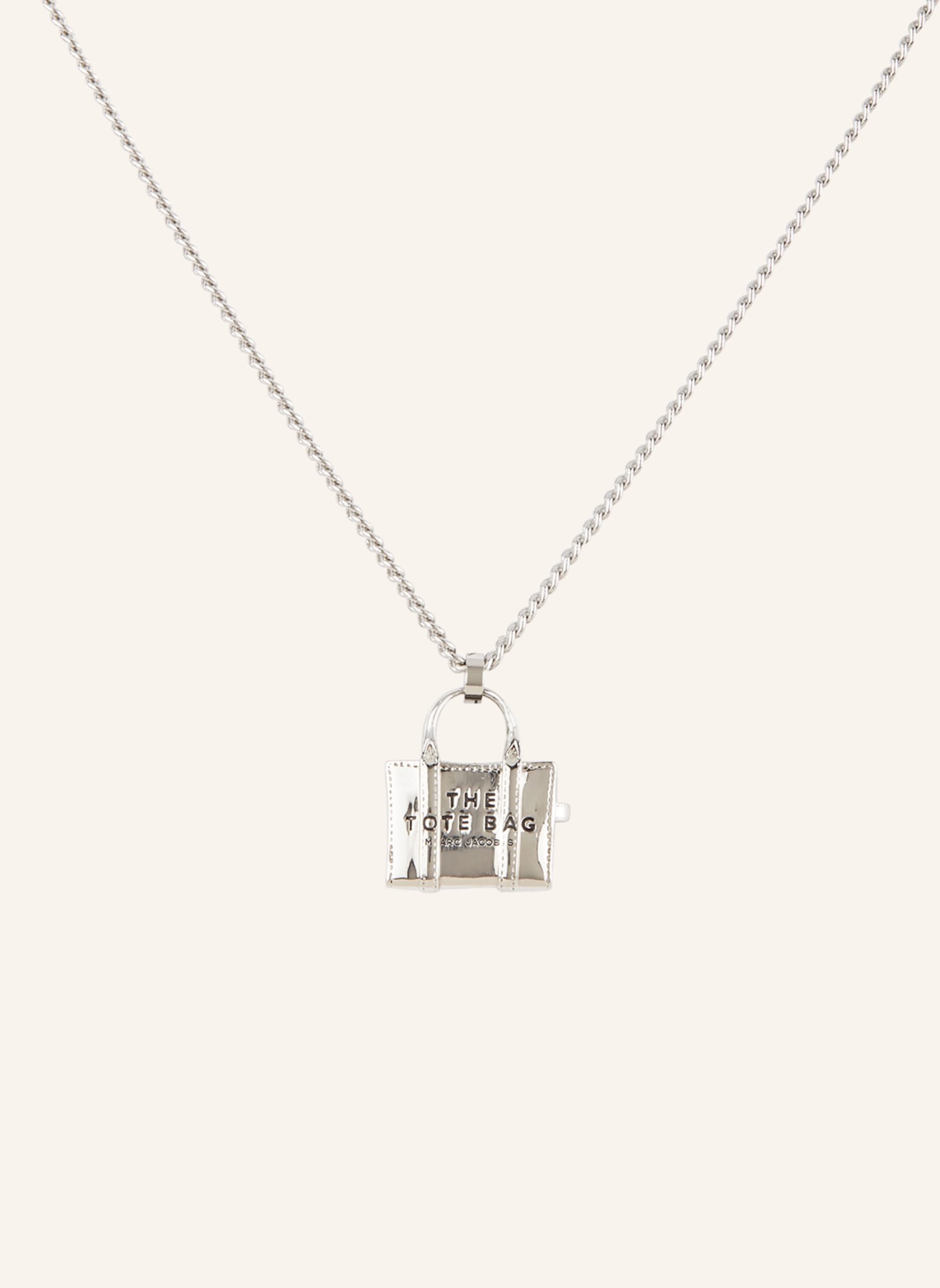 Marc Jacobs Halskette The Tote Bag Necklace silber