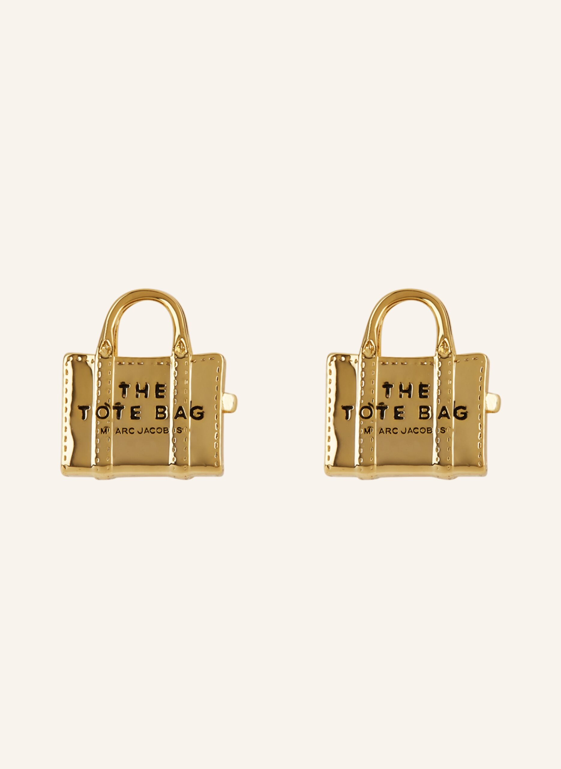 Marc Jacobs Ohrringe The Tote Bag Studs gold