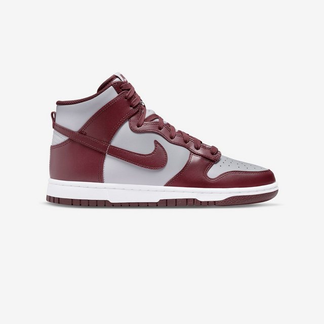 Nike Nike Dunk High Dark Beetroot Wolf Grey Herren High-Top Größe EU 43 Sneaker limitierte Auflage