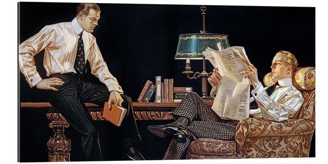 Posterlounge XXL-Wandbild Joseph Christian Leyendecker, Herrenmode 1914, Büro Vintage Malerei