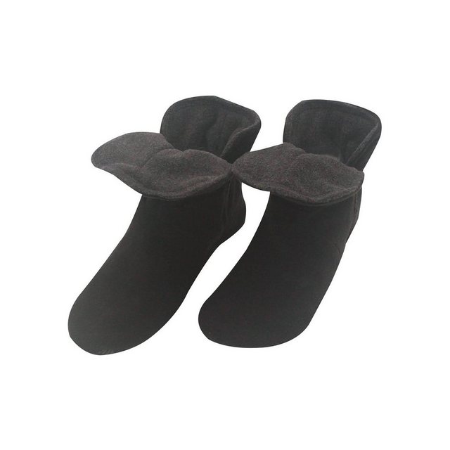 RAIKOU Hausstiefel Hüttenschuhe Stoppersocken für Damen Herren und Kinder Hausschuh (aus Miro Fleece Super Flauschige) mit ABS und Rutschfester Sohle