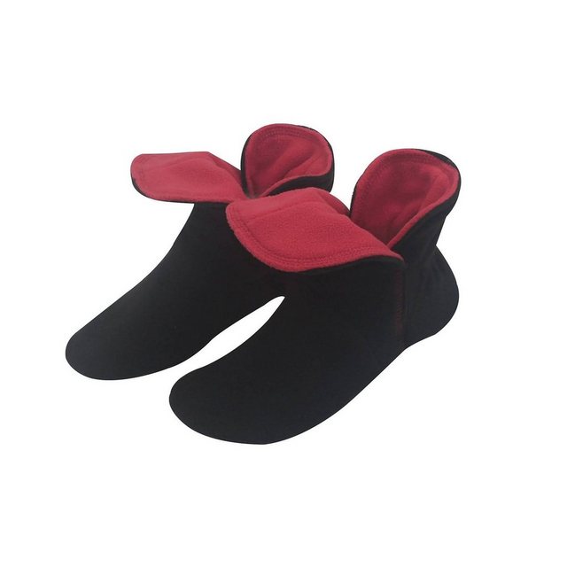 RAIKOU Hausstiefel Hüttenschuhe Stoppersocken für Damen Herren und Kinder Hausschuh (aus Miro Fleece Super Flauschige) mit ABS und Rutschfester Sohle