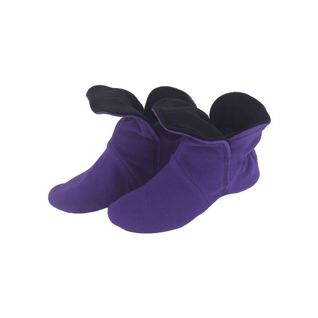 RAIKOU Hausstiefel Hüttenschuhe Stoppersocken für Damen Herren und Kinder Hausschuh (aus Miro Fleece Super Flauschige) mit ABS und Rutschfester Sohle